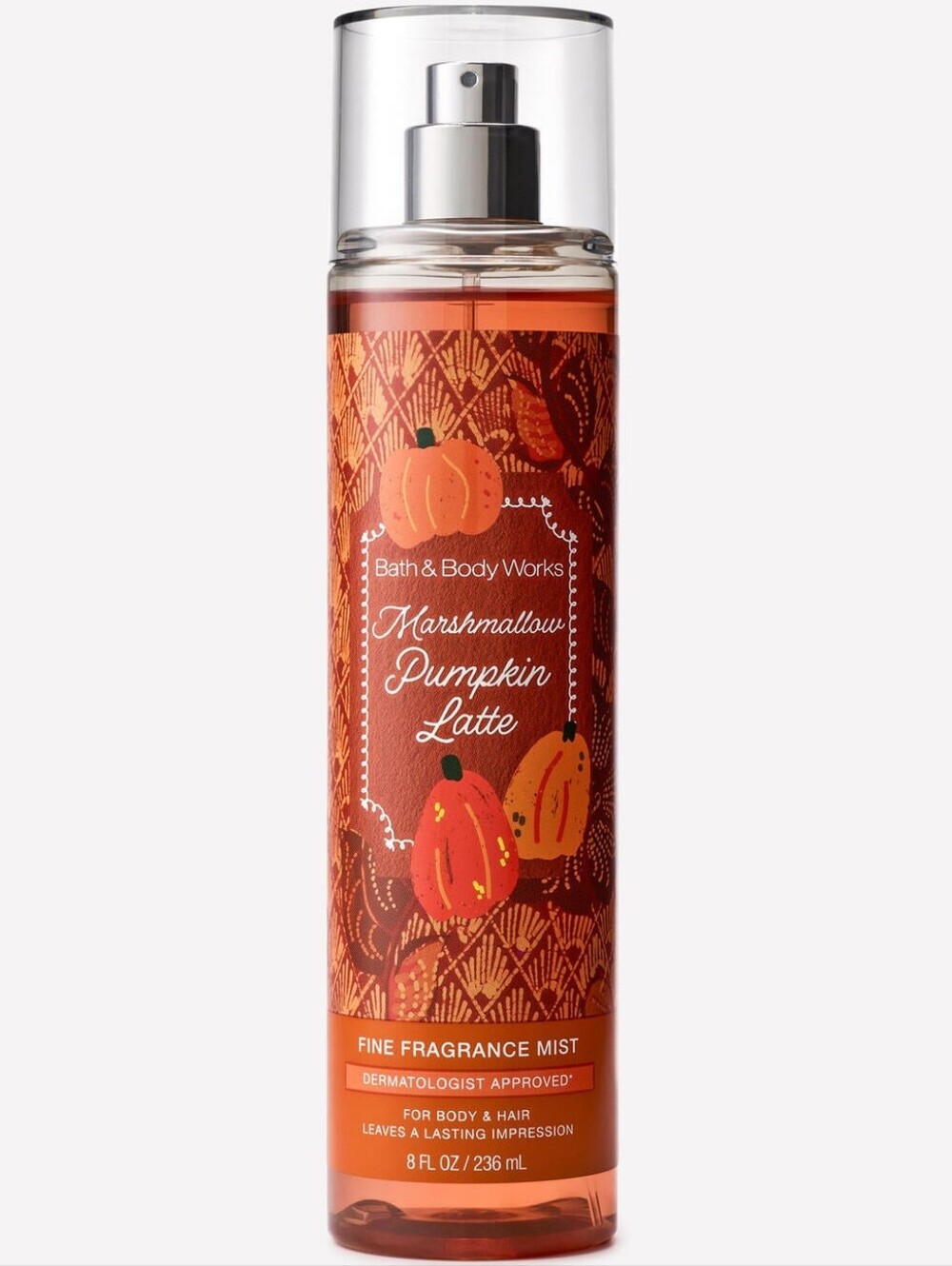 Bath & Body Works Marshmallow Pumpkin Latte Fine Fragrance Mist 8oz NEW